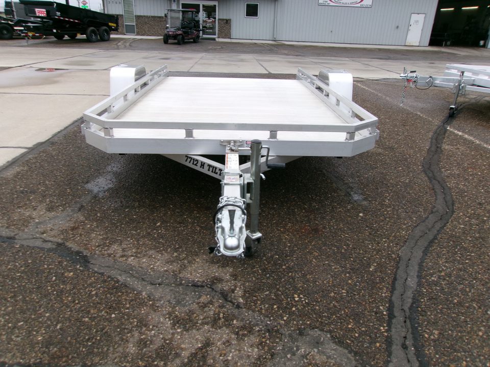 Used 2023 Aluma 7712H Tilt Utility Trailer