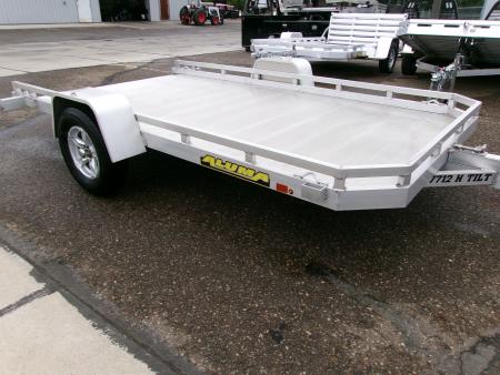 Used 2023 Aluma 7712H Tilt Utility Trailer