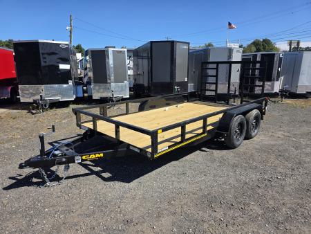 New 2027 Cam Superline 7X14 7K - TUBE TOP Utility Trailer