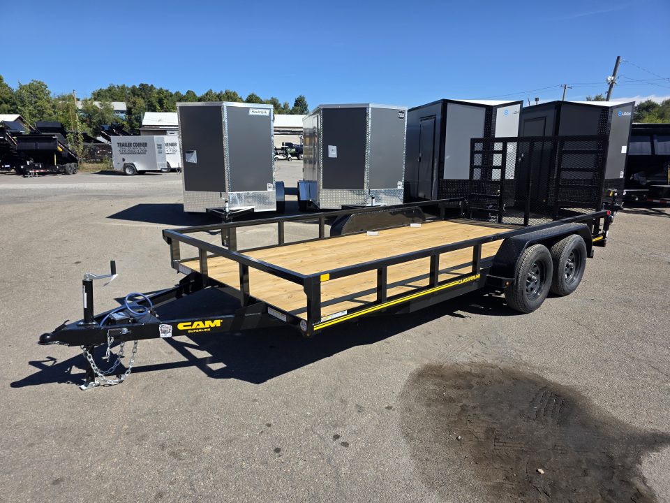 New 2027 Cam Superline 7X16 7K - TUBE TOP Utility Trailer