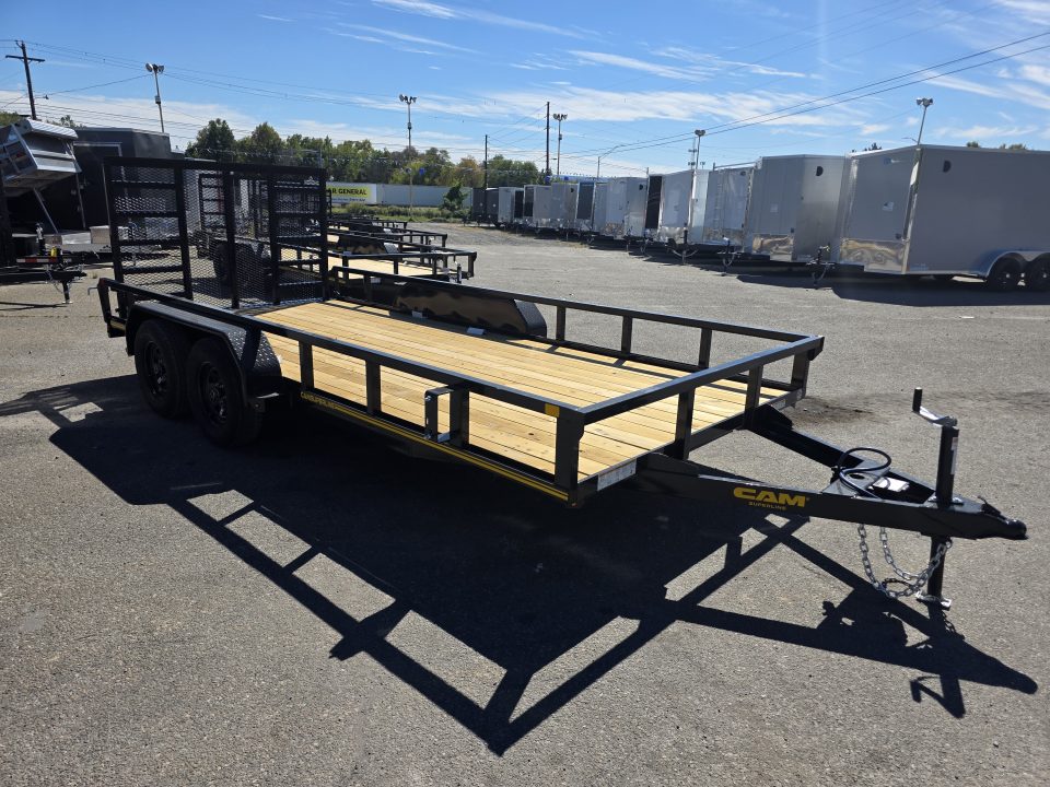 New 2027 Cam Superline 7X16 7K - TUBE TOP Utility Trailer