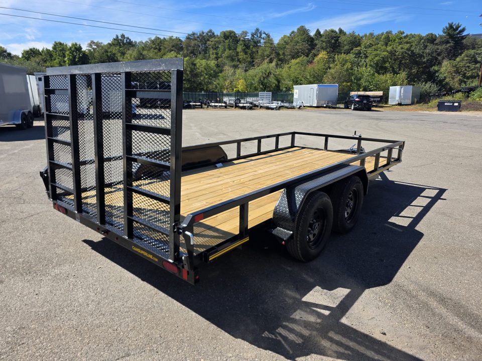 New 2027 Cam Superline 7X16 7K - TUBE TOP Utility Trailer