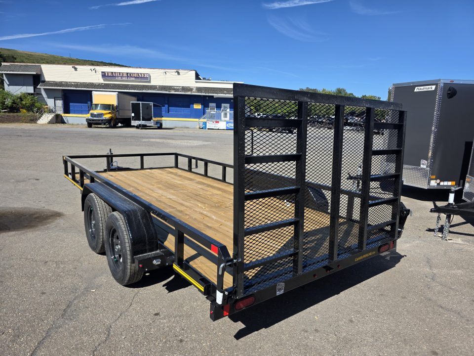 New 2027 Cam Superline 7X16 7K - TUBE TOP Utility Trailer