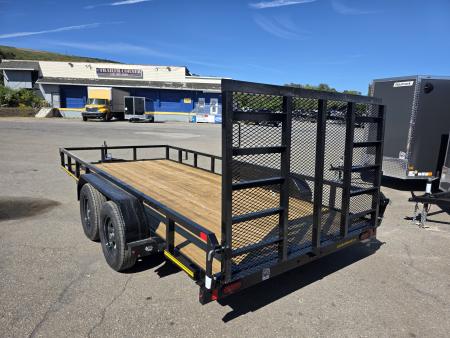 New 2027 Cam Superline 7X16 7K - TUBE TOP Utility Trailer