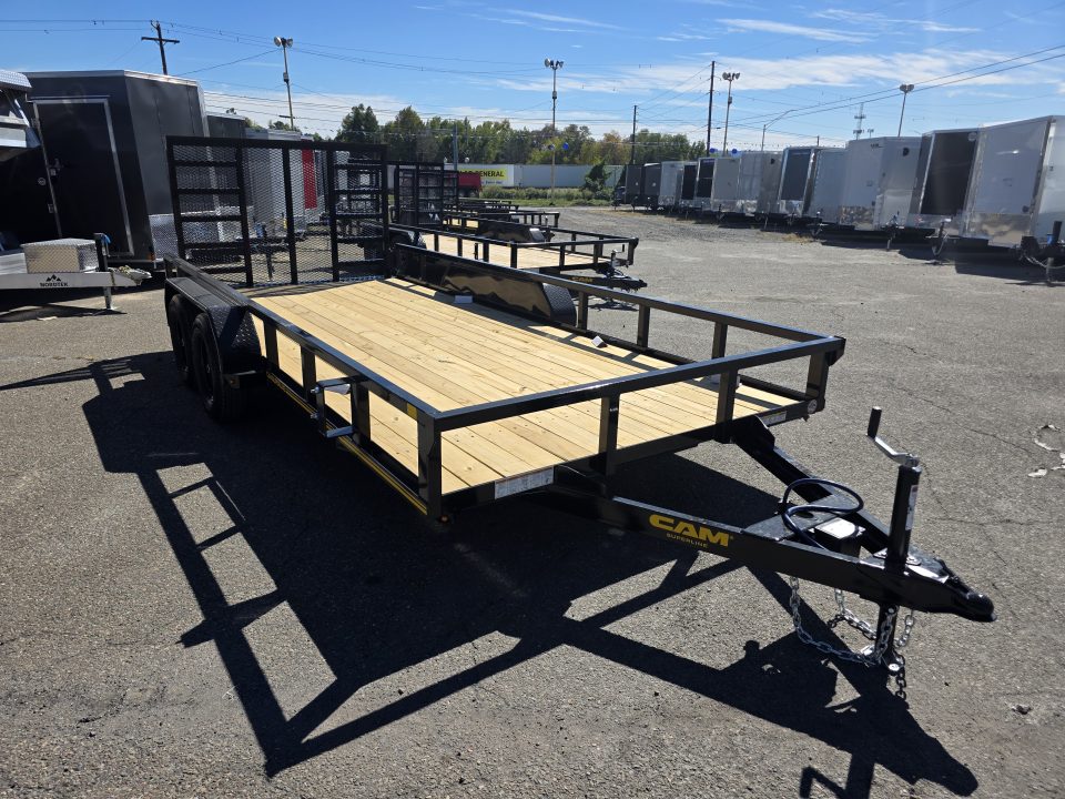 New 2027 Cam Superline 7X16 7K - TUBE TOP Utility Trailer