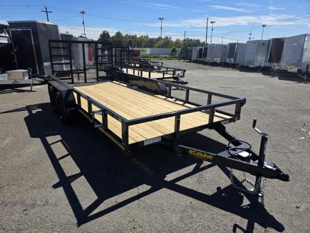 New 2027 Cam Superline 7X16 7K - TUBE TOP Utility Trailer