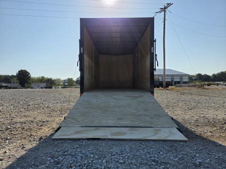 New 2027 Rock Solid 7X16 TANDEM 7K CARGO W/BLACKOUT TRIM .080 EXTERIOR 7' HEIGHT & RAMP DOOR