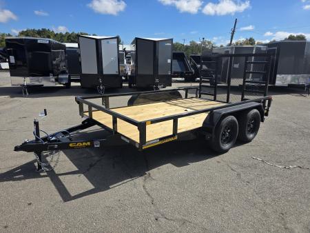 New 2027 Cam Superline 7X12 7K - TUBE TOP Utility Trailer