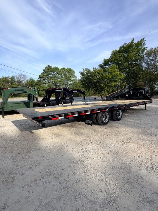 New 2027 Diamond C Trailers 40K FMAX216 12' Hydraulic Dovetail 32'X102" Flatbed Trailer