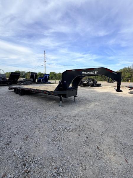 New 2027 Diamond C Trailers 25.9K FMAX212 Max Ramps 32'X102  Flatbed Trailer