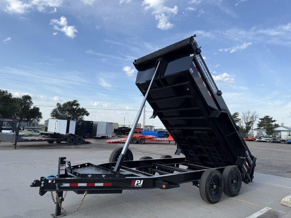 New 2027 PJ Trailers 83" x 16' DT Dump Trailer