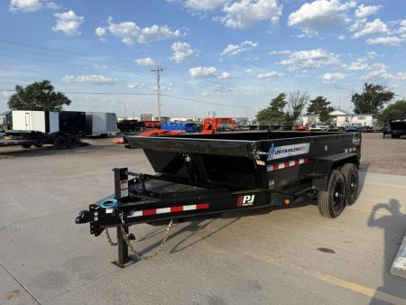New 2027 PJ Trailers 83" x 16' DT Dump Trailer