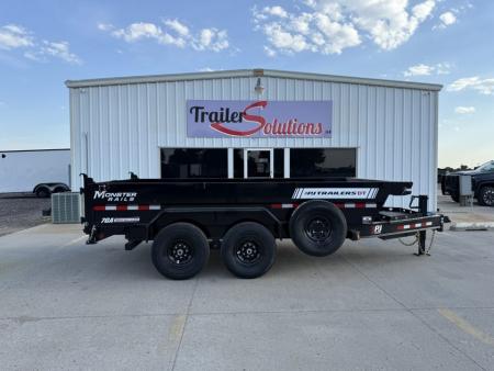 New 2027 PJ Trailers 83" x 16' DT Dump Trailer