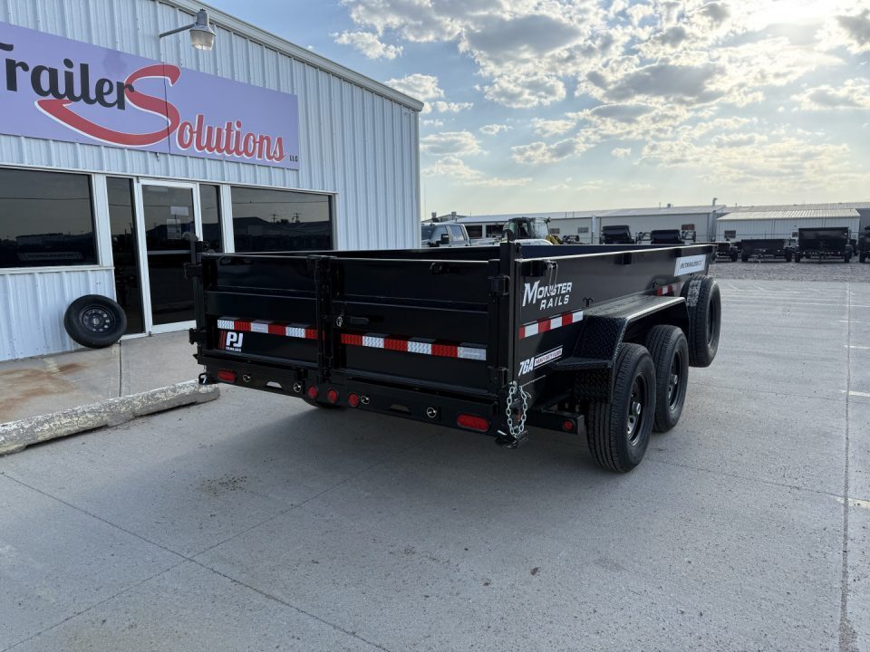 New 2027 PJ Trailers 83" x 16' DT Dump Trailer