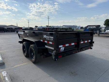 New 2027 PJ Trailers 83" x 16' DT Dump Trailer