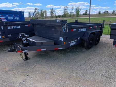New 2027 Norstar 72 x 12 DCB Dump Trailer with 10K GVWR, ST225/75 R15 LRD 8 Ply Tires