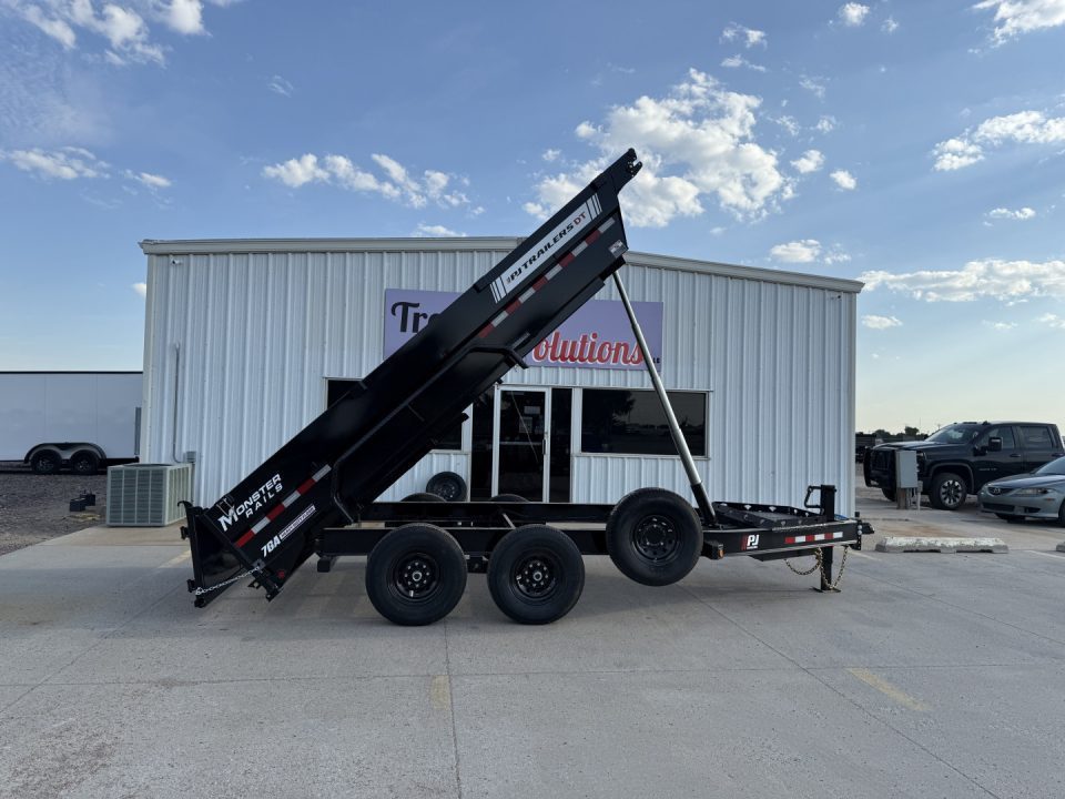 New 2027 PJ Trailers 83" x 14' DT Dump Trailer