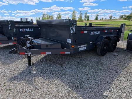 New 2027 Norstar 72 x 12 DCB Dump Trailer with 10K GVWR, ST225/75 R15 LRD 8 Ply Tires
