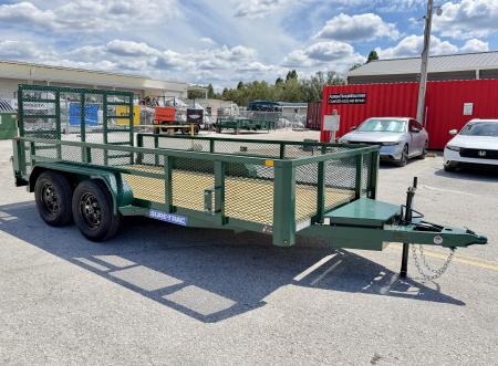 New 2027 Sure-Trac 7x14 7K 2' Mesh Side Tube Top Utility Trailer