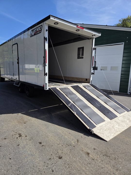 New 2027 Nitro 101X22 DECK OVER NSOWMOBILE TRIALER LOADED WITH UPGRADES Snowmobile Trailer