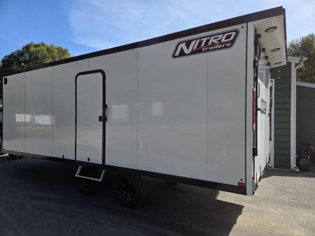 New 2027 Nitro 101X22 DECK OVER NSOWMOBILE TRIALER LOADED WITH UPGRADES Snowmobile Trailer