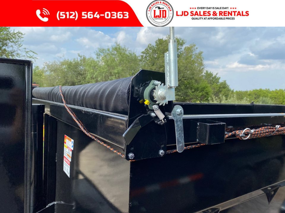 New 2027 Texas Pride - 16'x3' Dump Trailer- Tarp - 16K GVWR - Spreader - Ramps