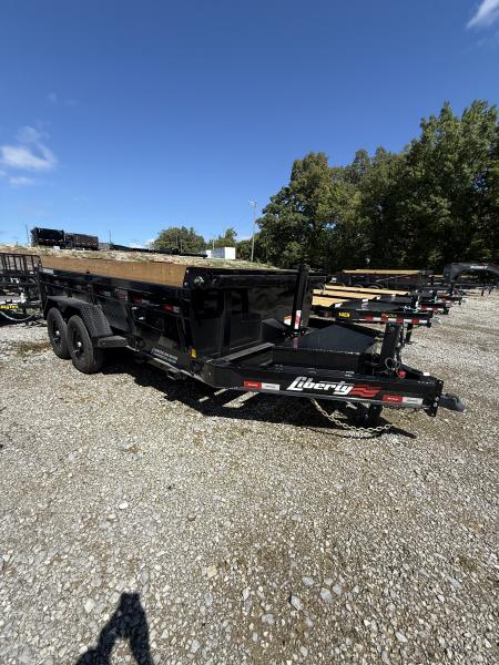 New 2027 Liberty LD14K83B8x14 Dump Trailer, 15.4K GVWR, 7GA FLOOR, RAMPS, TARP, STABILIZER FEET
