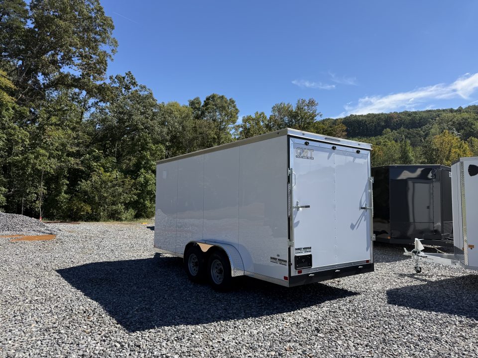 New 2027 Covered Wagon Trailers 7X16 TA3 7' INT HEIGHT POLY SIDE DOOR BAR Cargo / Enclosed Trailer