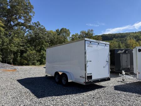 New 2027 Covered Wagon Trailers 7X16 TA3 7' INT HEIGHT POLY SIDE DOOR BAR Cargo / Enclosed Trailer
