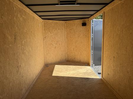 New 2027 Covered Wagon Trailers 7X16 TA3 7' INT HEIGHT POLY SIDE DOOR BAR Cargo / Enclosed Trailer