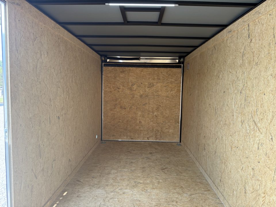 New 2027 Covered Wagon Trailers 7X16 TA2 7' INT HEIGHT SPOILER POLY Cargo / Enclosed Trailer