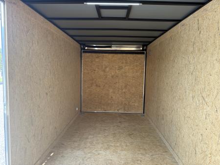 New 2027 Covered Wagon Trailers 7X16 TA2 7' INT HEIGHT SPOILER POLY Cargo / Enclosed Trailer
