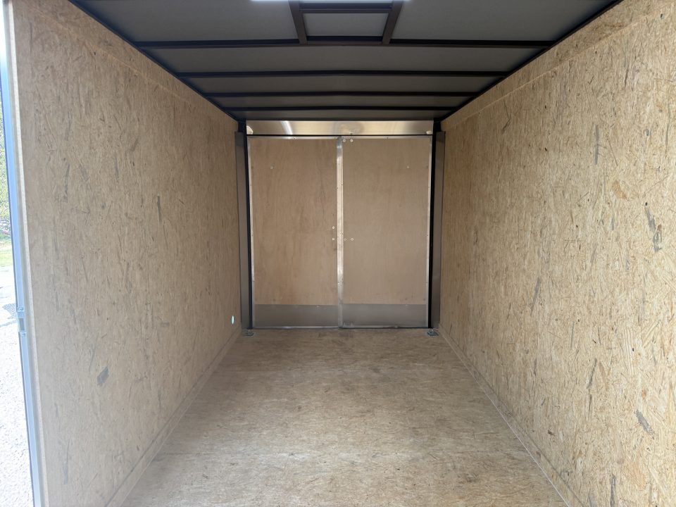 New 2027 Covered Wagon Trailers 7X16 TA2 7' INT HEIGHT DOUBLE DOORS POLY Cargo / Enclosed Trailer