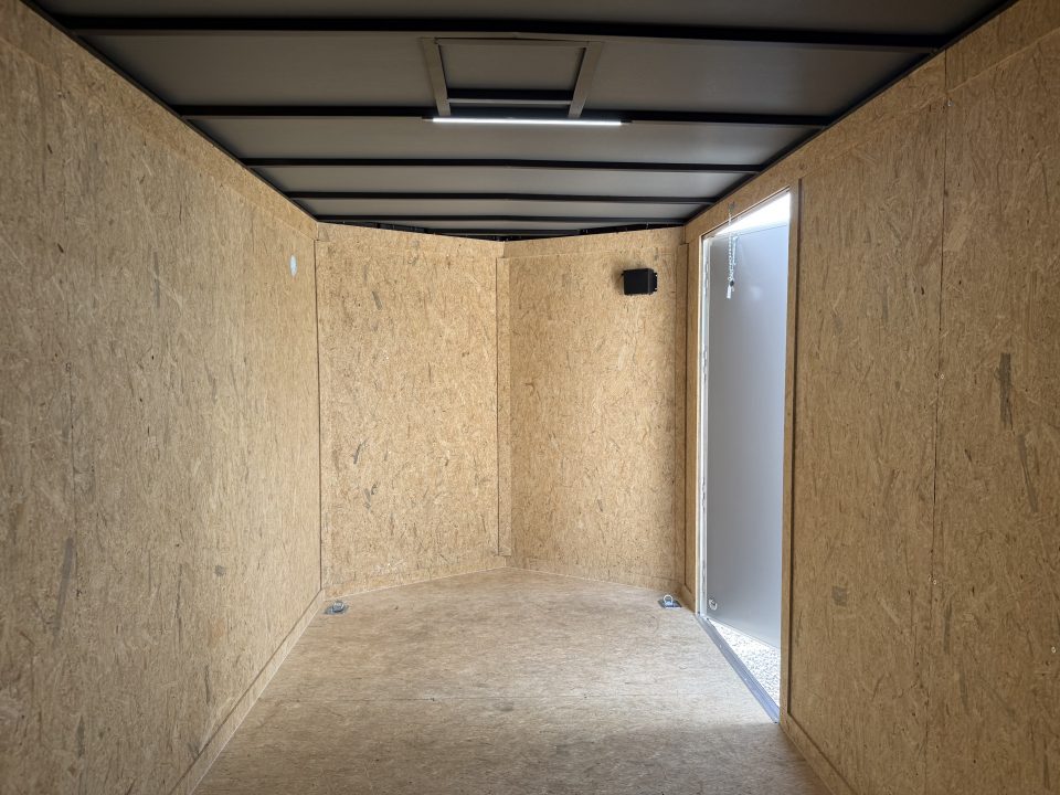 New 2027 Covered Wagon Trailers 7X16 TA2 7' INT HEIGHT DOUBLE DOORS POLY Cargo / Enclosed Trailer
