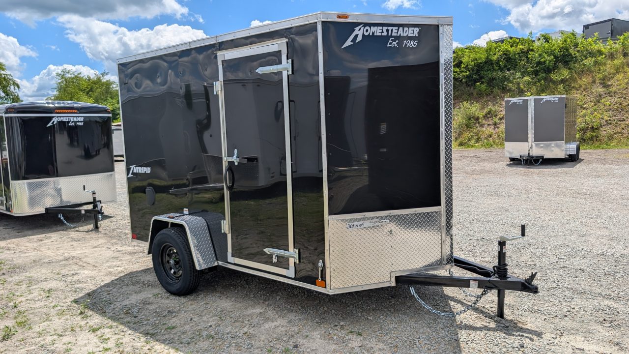 New 2027 Homesteader 6x12 Intrepid V-Nose Cargo Trailer w/ Ramp Door
