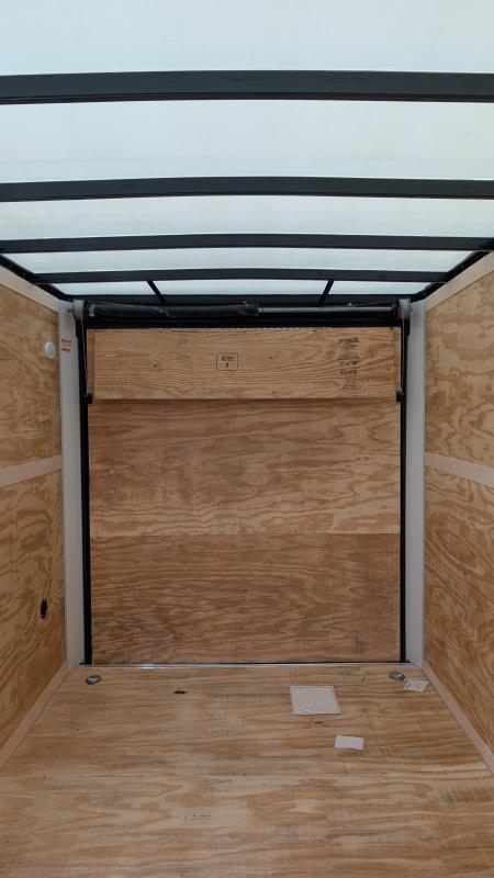 New 2027 Homesteader 7x12 Intrepid V-Nose Cargo Trailer w/ Ramp Door & BRAKES (84" INSIDE)