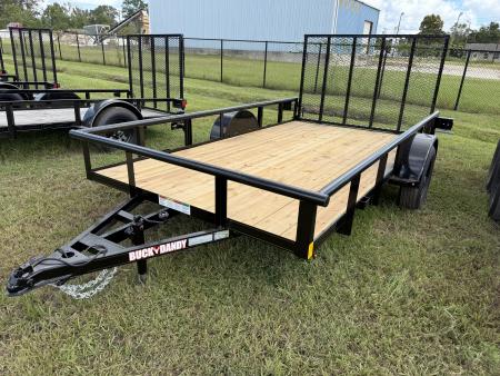 New 2027 Buck Dandy 6.5 X 12 SA PIPE TOP Utility Trailer
