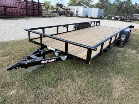 New 2027 Buck Dandy 83 X 20 TA PIPE TOP Utility Trailer