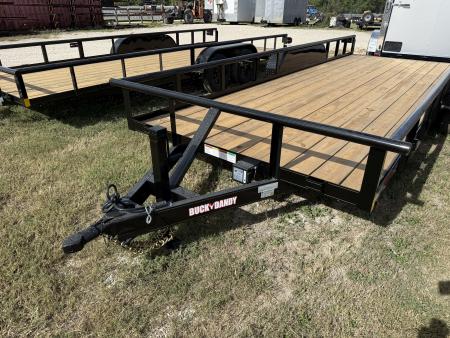 New 2027 Buck Dandy 83 X 20 TA PIPE TOP Utility Trailer