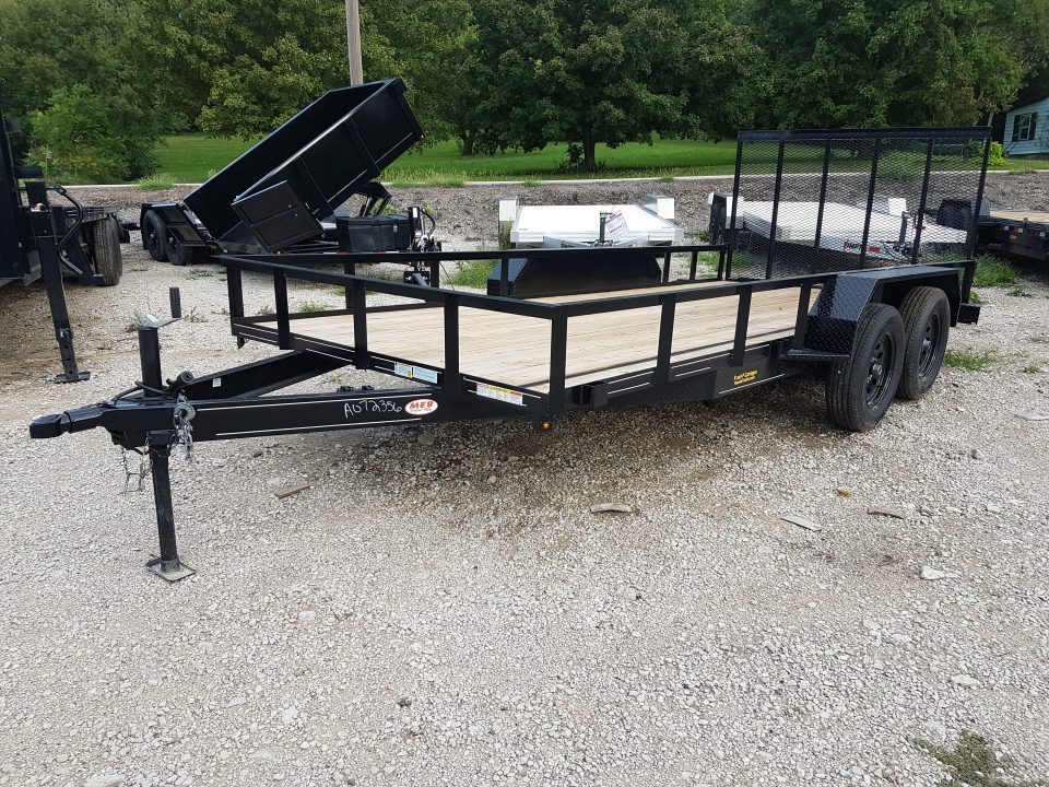 New 2027 MEB 77 x16 Utility Trailer wRamp Gate