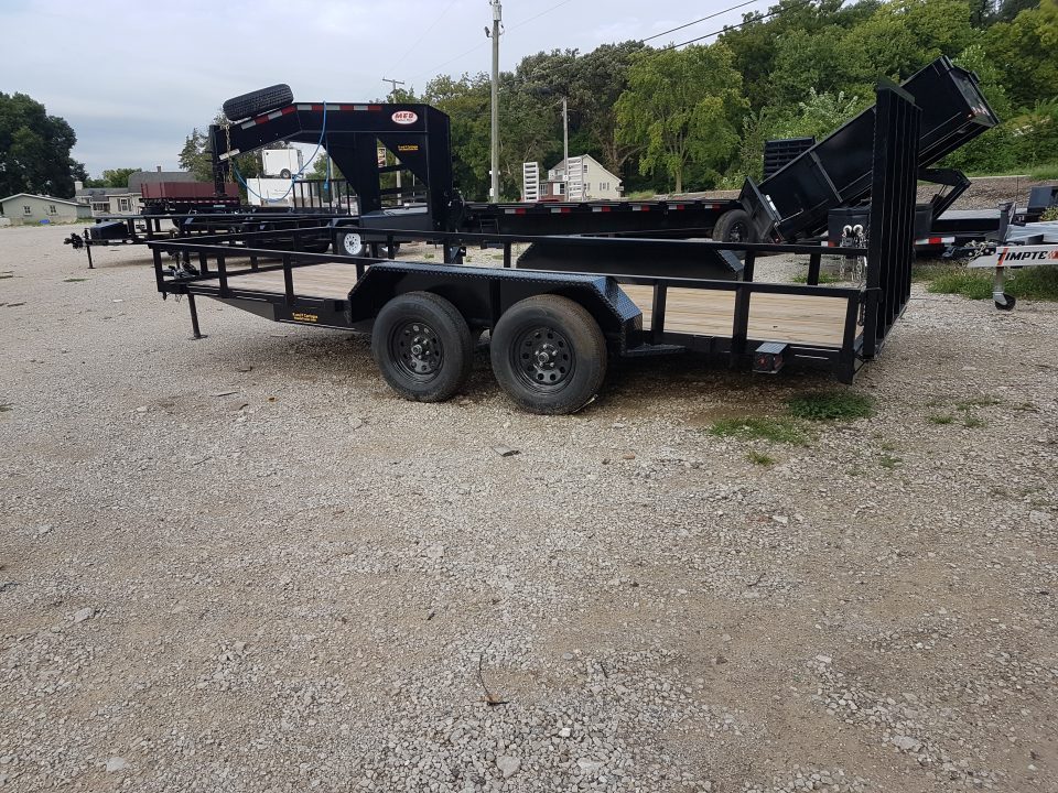 New 2027 MEB 77 x16 Utility Trailer wRamp Gate
