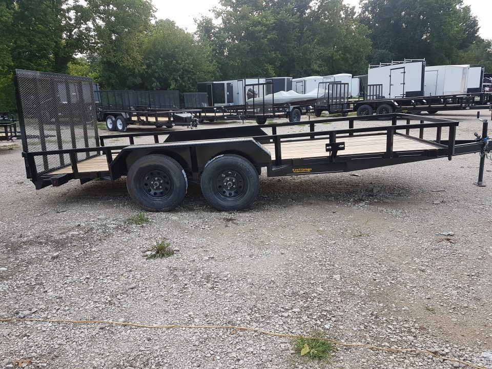 New 2027 MEB 77 x16 Utility Trailer wRamp Gate