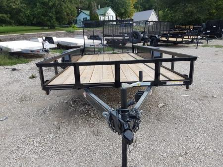 New 2027 MEB 77 x16 Utility Trailer wRamp Gate