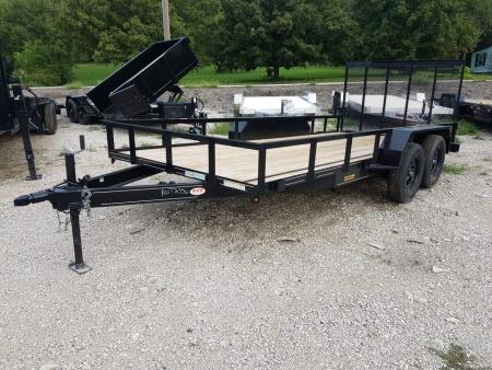 New 2027 MEB 77 x16 Utility Trailer wRamp Gate