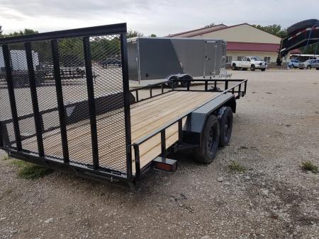 New 2027 MEB 77 x16 Utility Trailer wRamp Gate