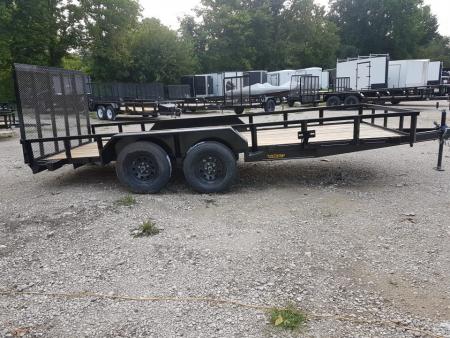 New 2027 MEB 77 x16 Utility Trailer wRamp Gate