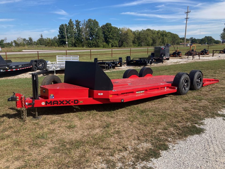 New 2027 MAXX-D 80X24 TANDEM 9.9K DROP-N-LOAD W/ HYDROJACK, WINCH, IN FLOOR TOOL BOX & WIRELESS REMOTE Car Hauler