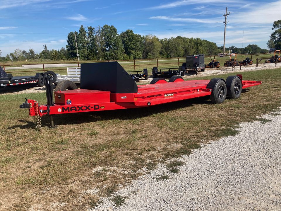 New 2027 MAXX-D 80X24 TANDEM 9.9K DROP-N-LOAD W/ HYDROJACK, WINCH, IN FLOOR TOOL BOX & WIRELESS REMOTE Car Hauler