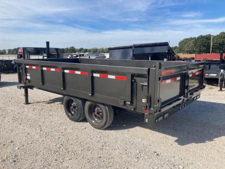 New 2027 MAXX-D 96X16 TANDEM 17.5K GN DECKOVER DUMP W/ 24" FOLD DOWN SIDES, SLIDE IN RAMPS & WIRELESS REMOTE Dump Trailer