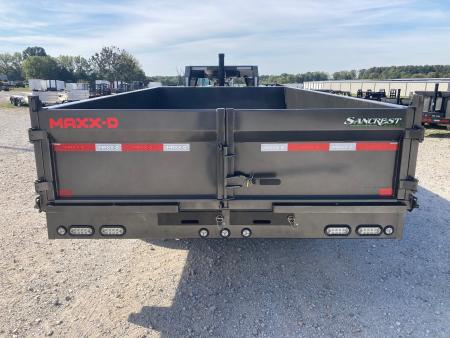 New 2027 MAXX-D 96X16 TANDEM 17.5K GN DECKOVER DUMP W/ 24" FOLD DOWN SIDES, SLIDE IN RAMPS & WIRELESS REMOTE Dump Trailer